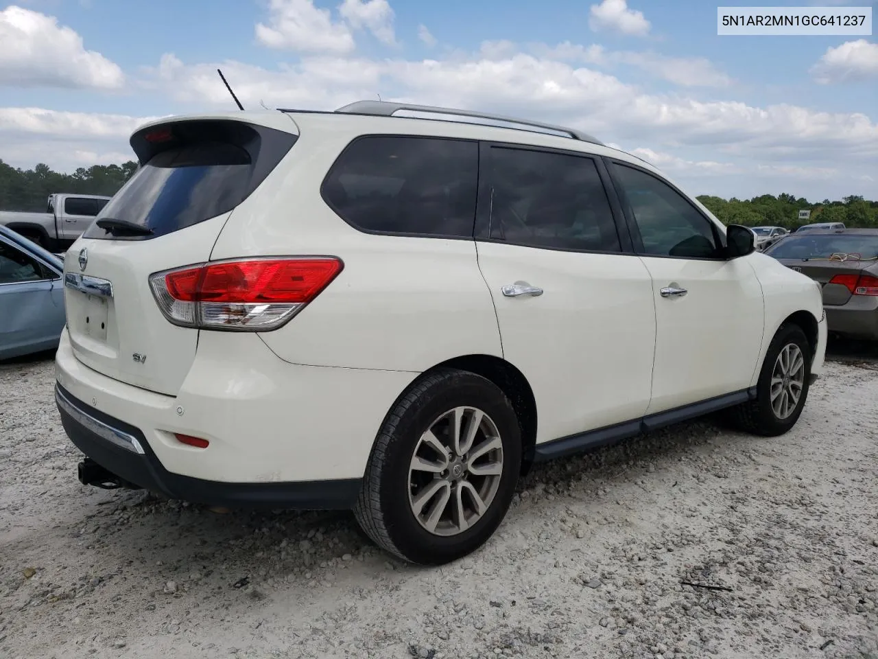 2016 Nissan Pathfinder S VIN: 5N1AR2MN1GC641237 Lot: 70909024