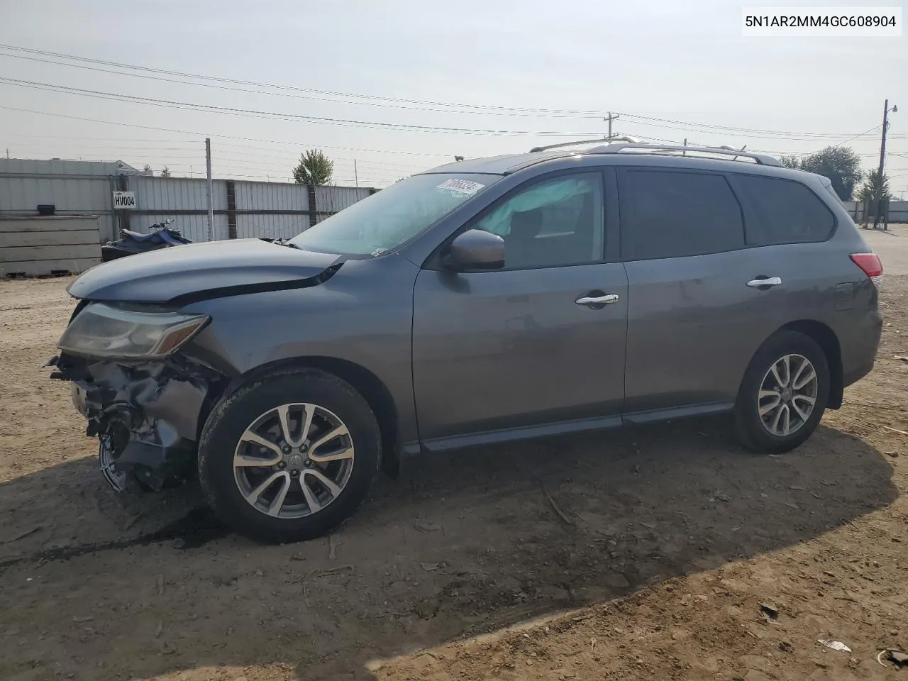 2016 Nissan Pathfinder S VIN: 5N1AR2MM4GC608904 Lot: 71066324