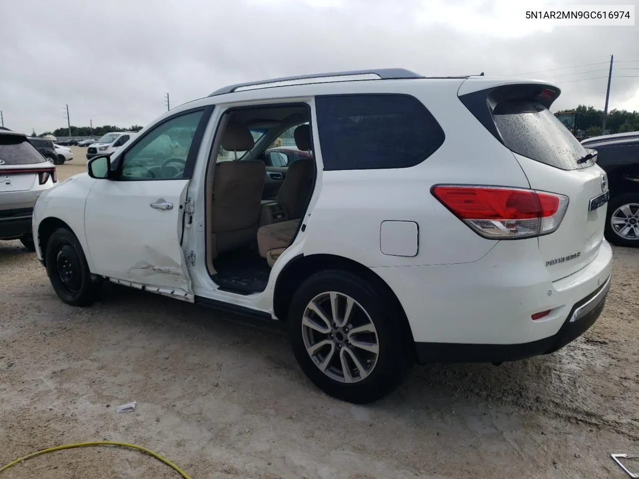 2016 Nissan Pathfinder S VIN: 5N1AR2MN9GC616974 Lot: 71227054