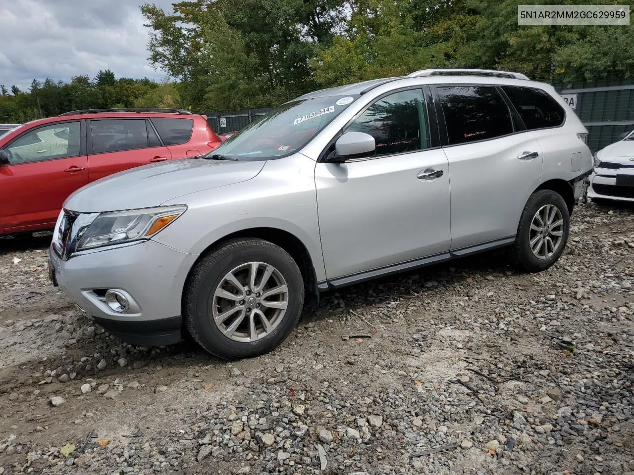 2016 Nissan Pathfinder S VIN: 5N1AR2MM2GC629959 Lot: 71638544