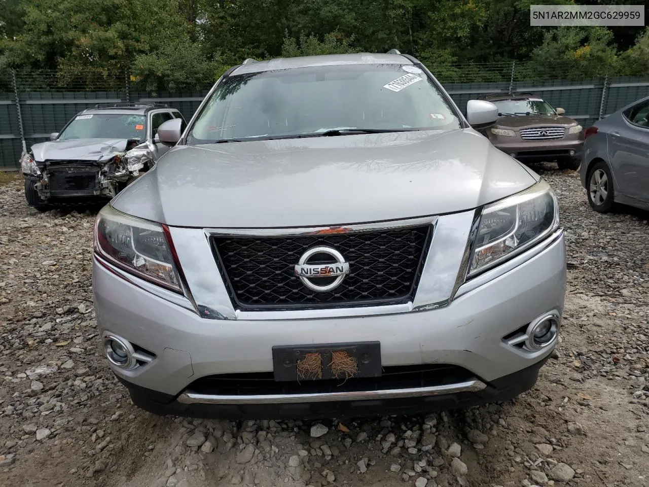 2016 Nissan Pathfinder S VIN: 5N1AR2MM2GC629959 Lot: 71638544