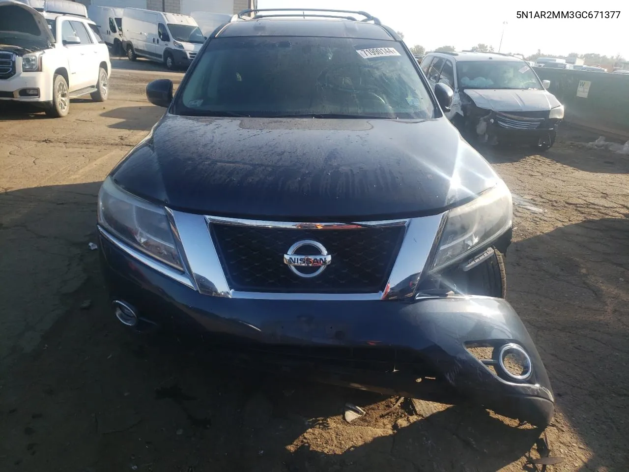 2016 Nissan Pathfinder S VIN: 5N1AR2MM3GC671377 Lot: 71990144