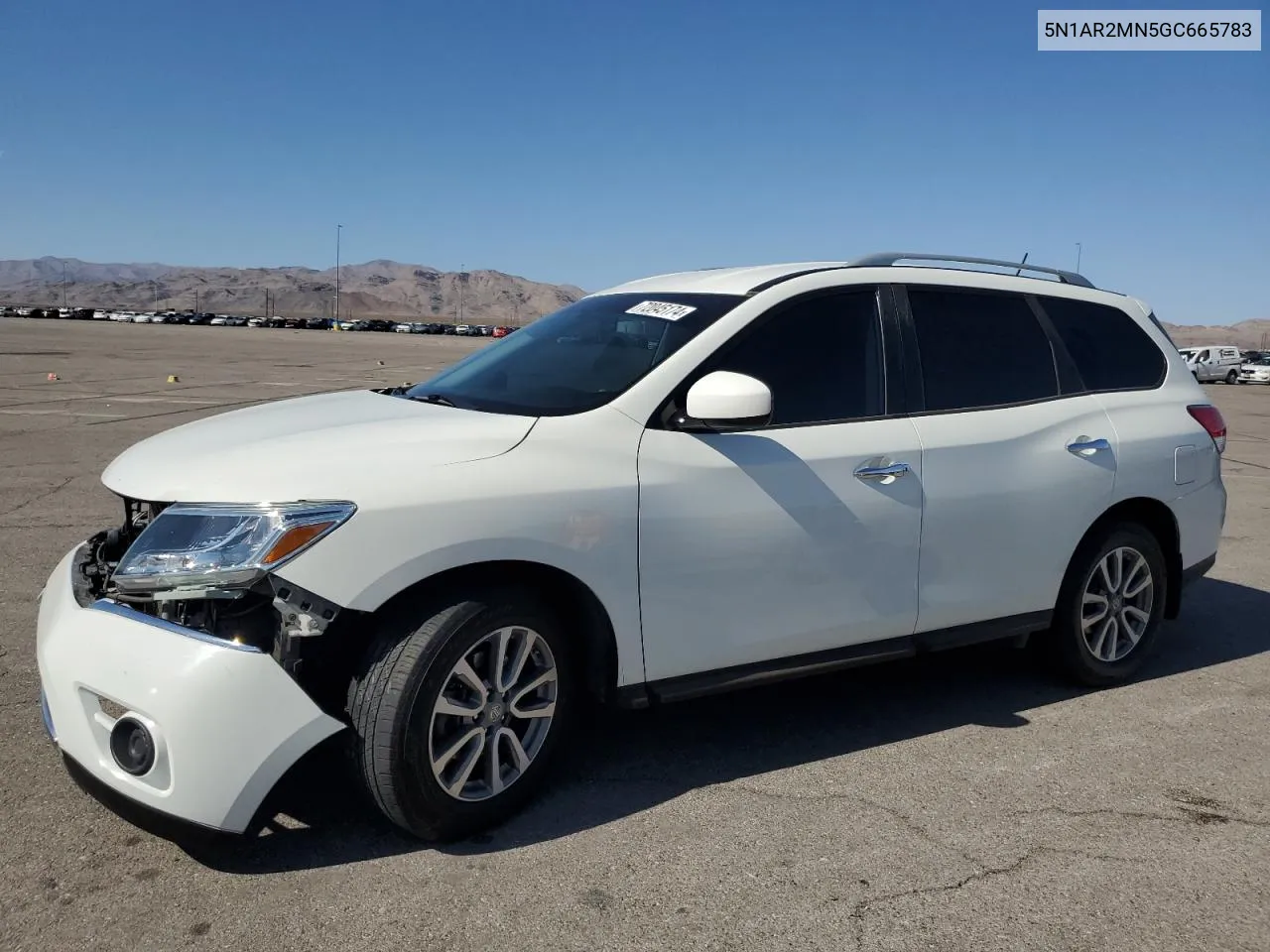 2016 Nissan Pathfinder S VIN: 5N1AR2MN5GC665783 Lot: 72045174