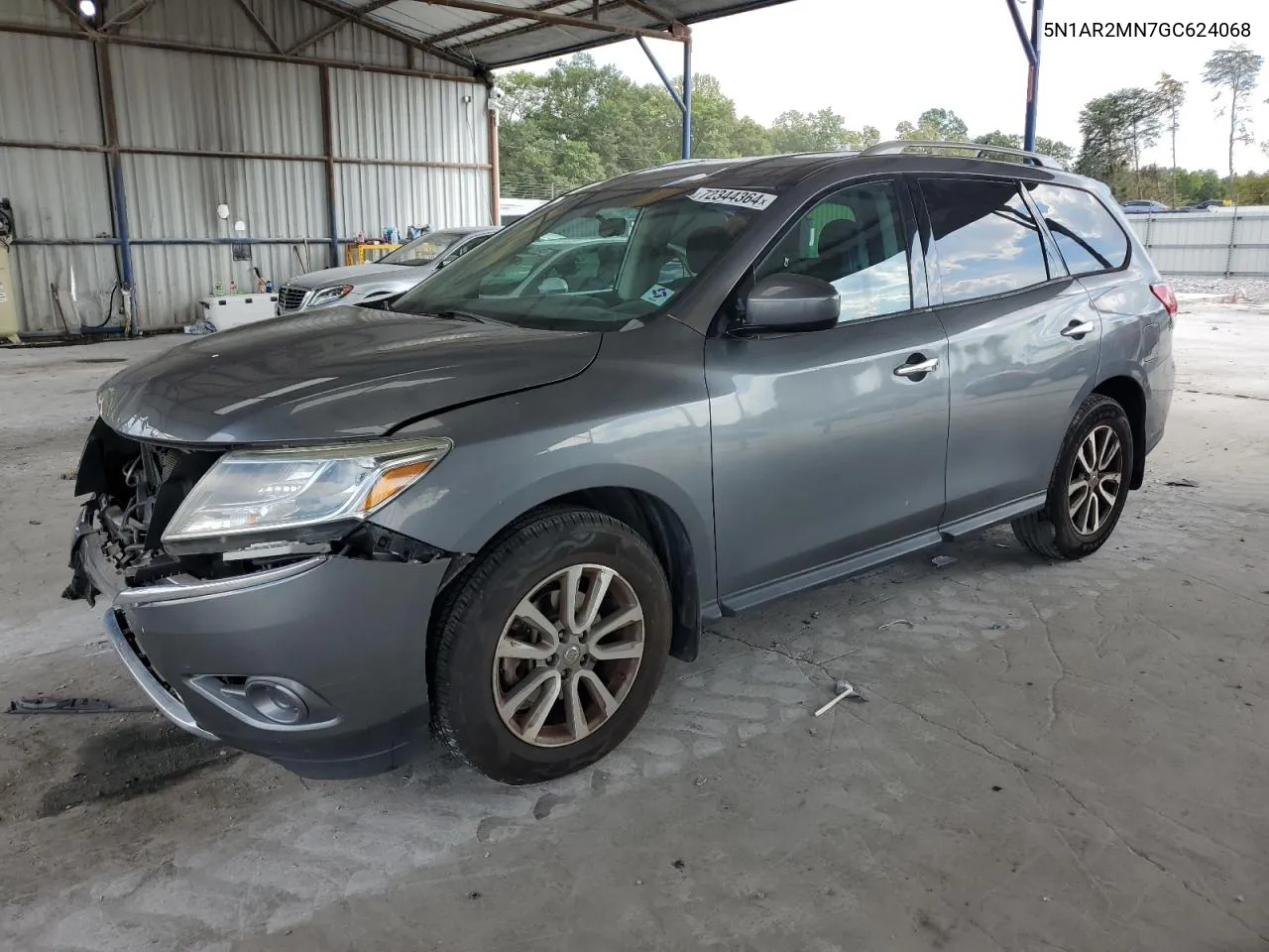 2016 Nissan Pathfinder S VIN: 5N1AR2MN7GC624068 Lot: 72344364