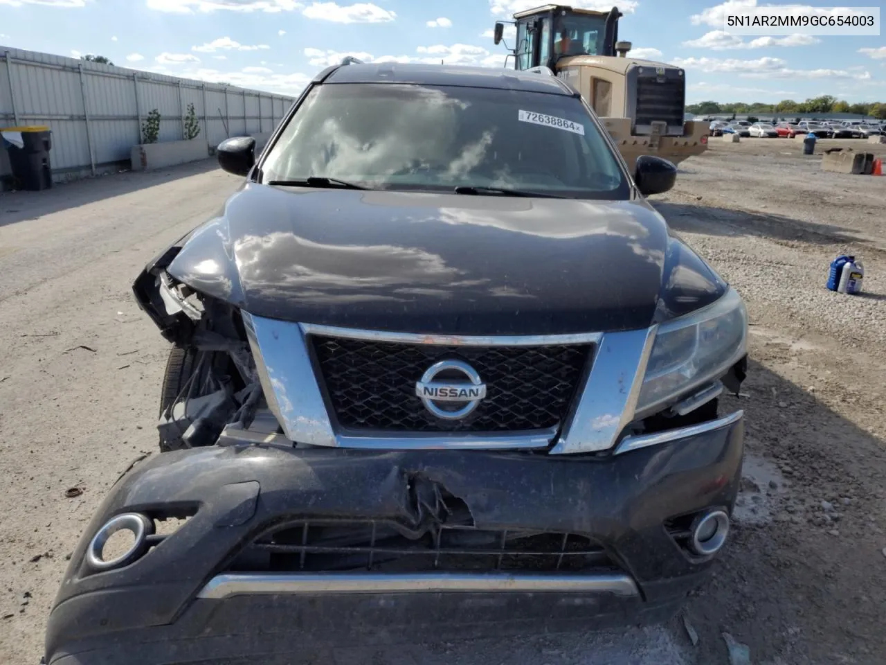 2016 Nissan Pathfinder S VIN: 5N1AR2MM9GC654003 Lot: 72638864