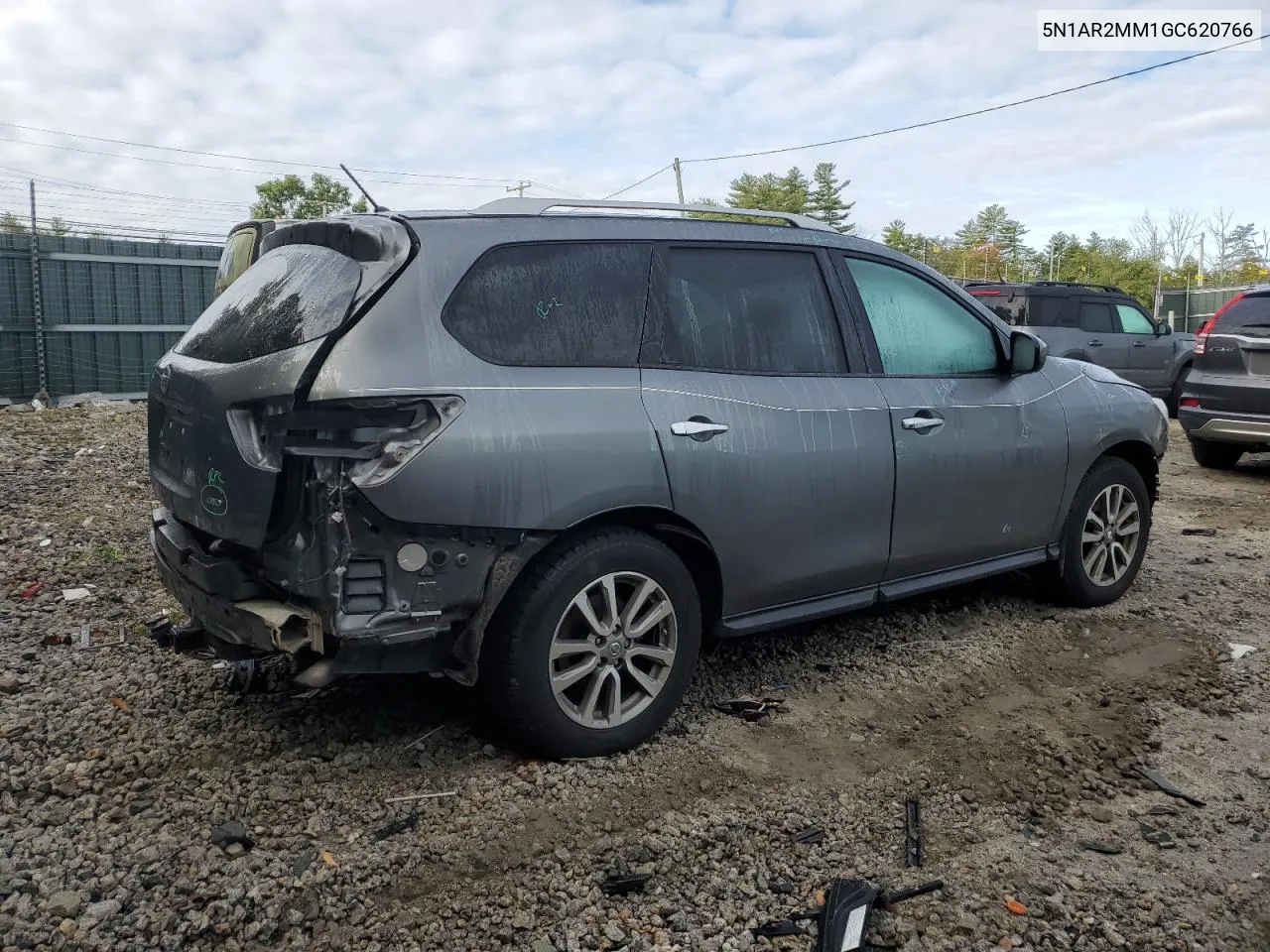 2016 Nissan Pathfinder S VIN: 5N1AR2MM1GC620766 Lot: 72885854