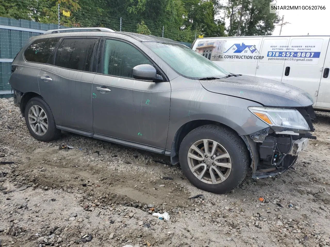 2016 Nissan Pathfinder S VIN: 5N1AR2MM1GC620766 Lot: 72885854