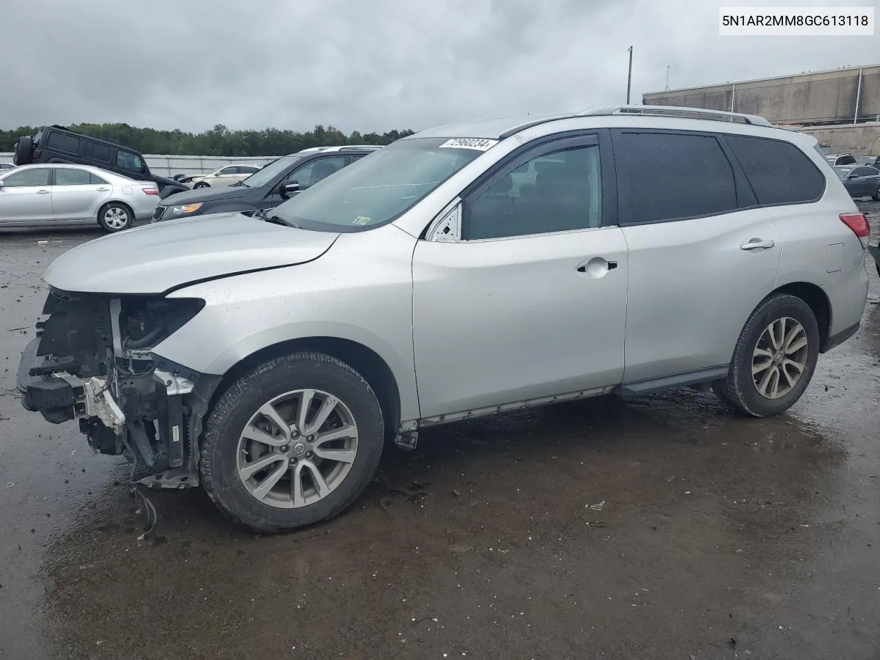 2016 Nissan Pathfinder S VIN: 5N1AR2MM8GC613118 Lot: 72960234