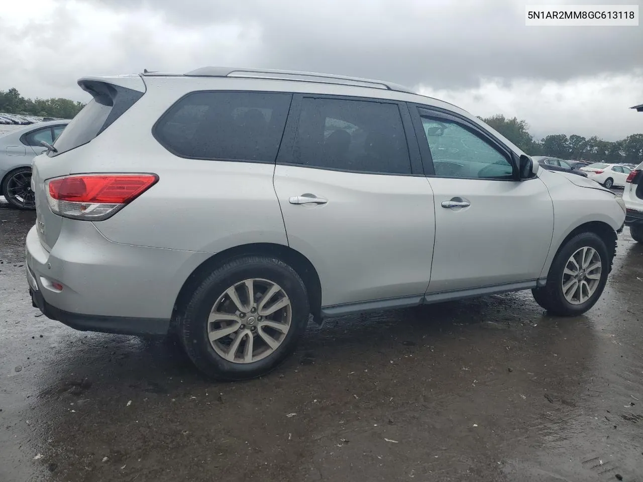 2016 Nissan Pathfinder S VIN: 5N1AR2MM8GC613118 Lot: 72960234