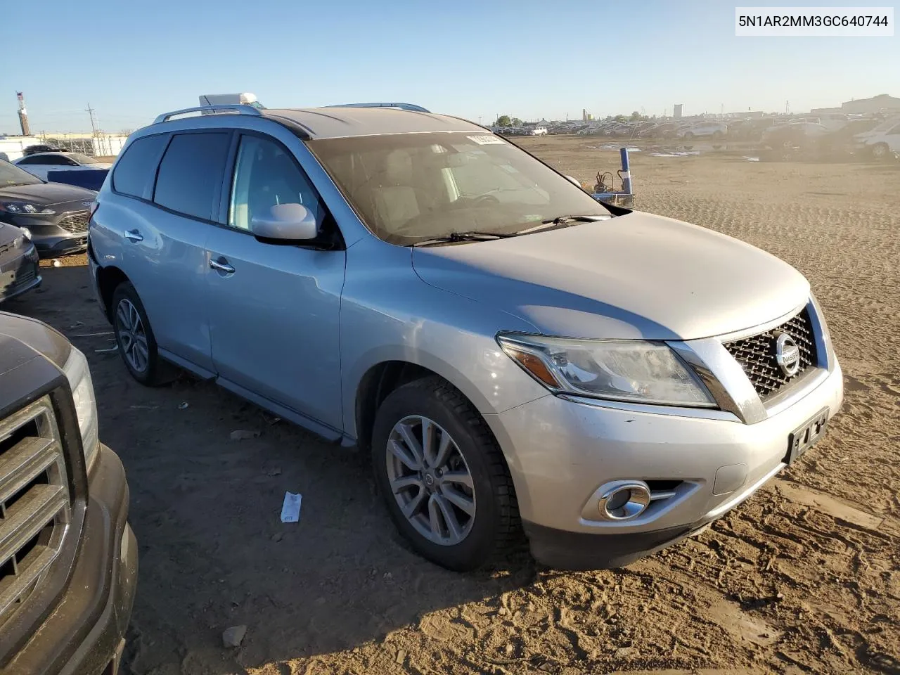 2016 Nissan Pathfinder S VIN: 5N1AR2MM3GC640744 Lot: 72963144