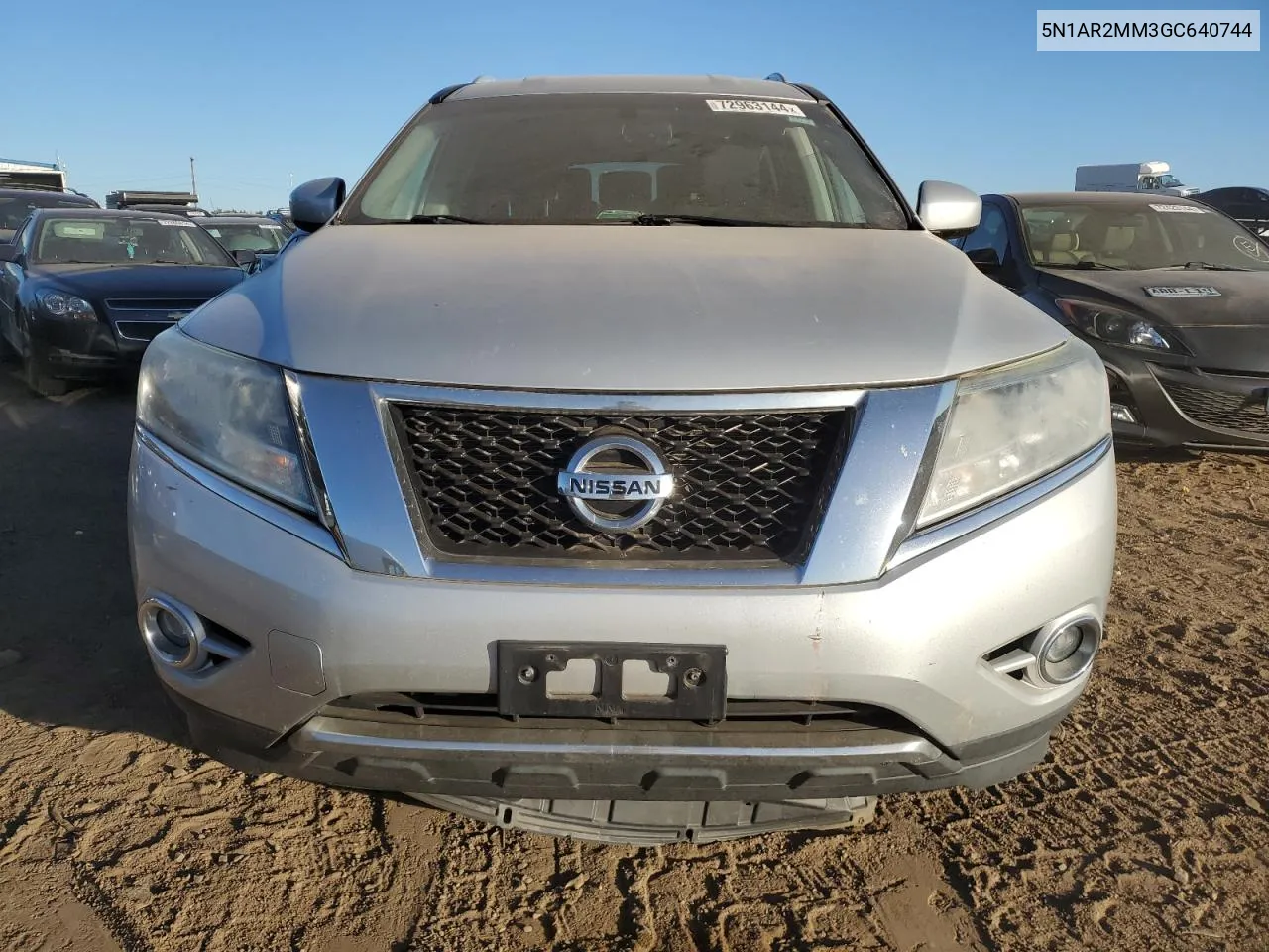 2016 Nissan Pathfinder S VIN: 5N1AR2MM3GC640744 Lot: 72963144