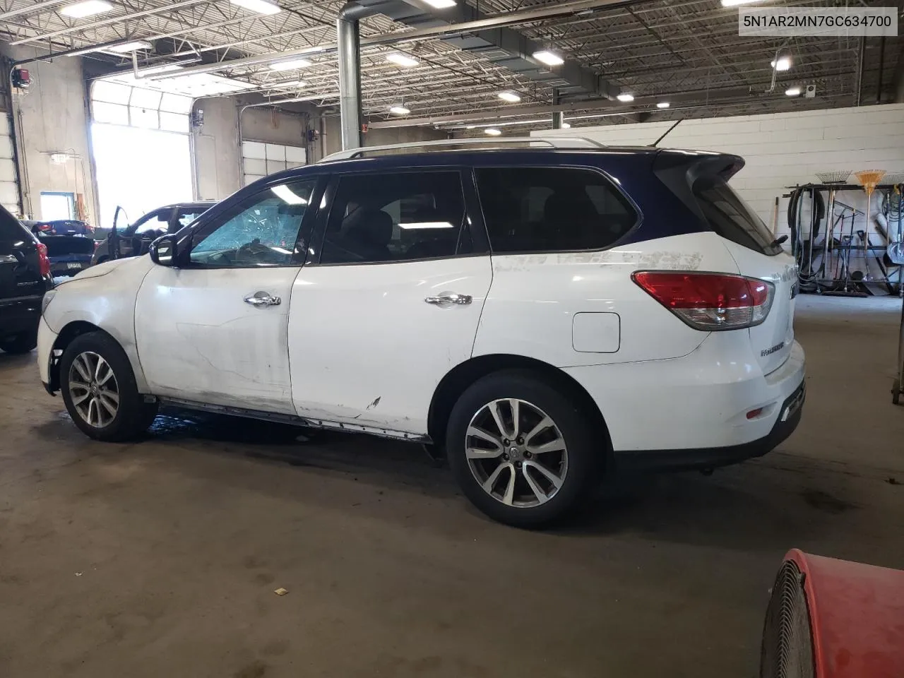 2016 Nissan Pathfinder S VIN: 5N1AR2MN7GC634700 Lot: 72992474