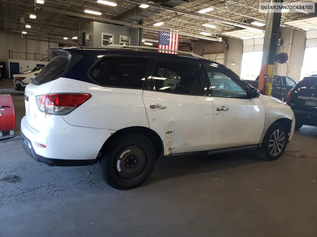 2016 Nissan Pathfinder S VIN: 5N1AR2MN7GC634700 Lot: 72992474