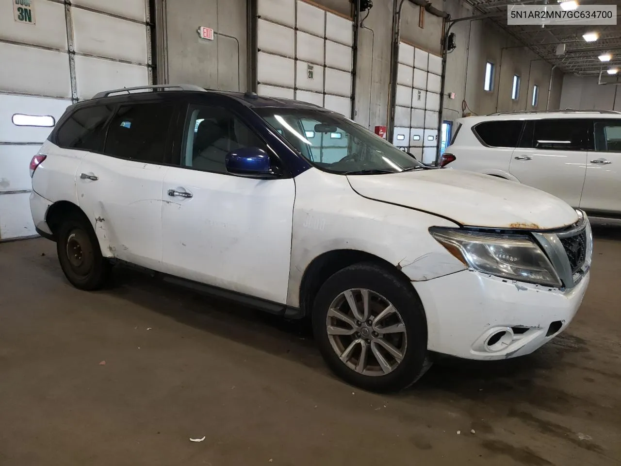 2016 Nissan Pathfinder S VIN: 5N1AR2MN7GC634700 Lot: 72992474