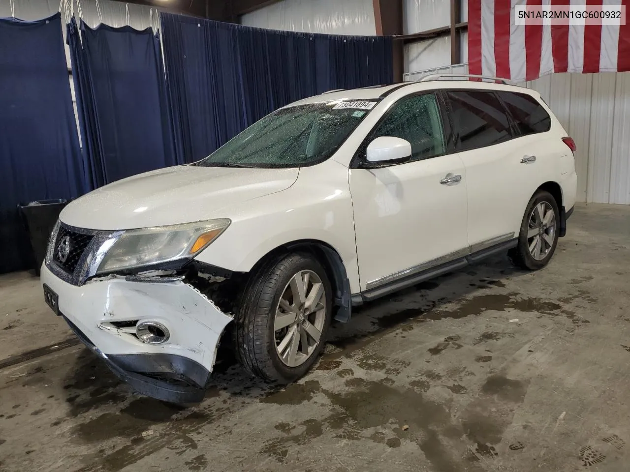 2016 Nissan Pathfinder S VIN: 5N1AR2MN1GC600932 Lot: 73041894