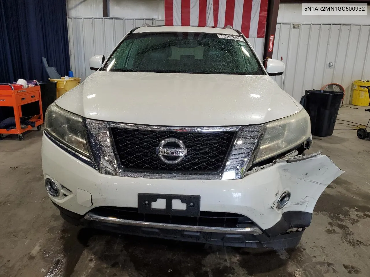 2016 Nissan Pathfinder S VIN: 5N1AR2MN1GC600932 Lot: 73041894