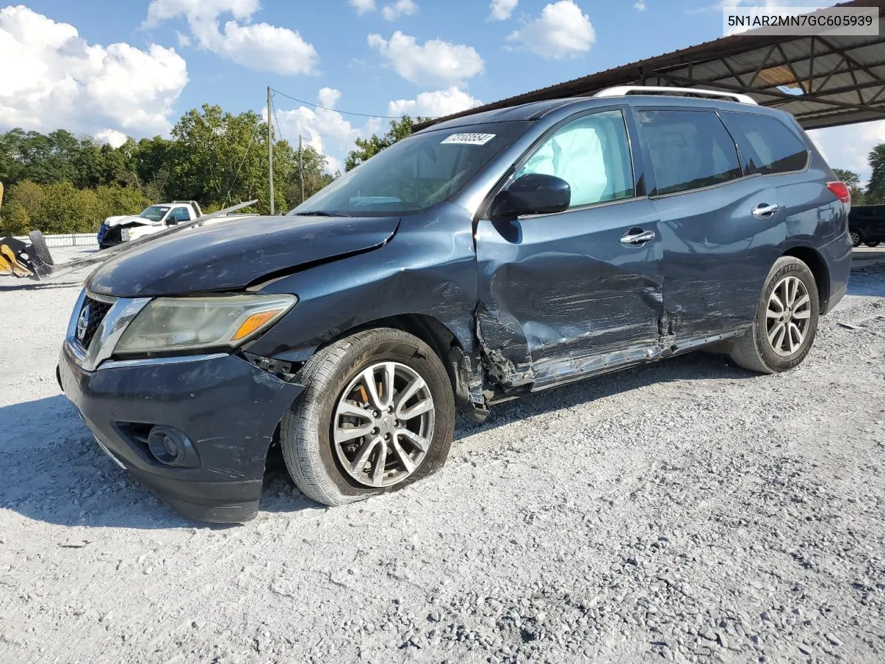 5N1AR2MN7GC605939 2016 Nissan Pathfinder S