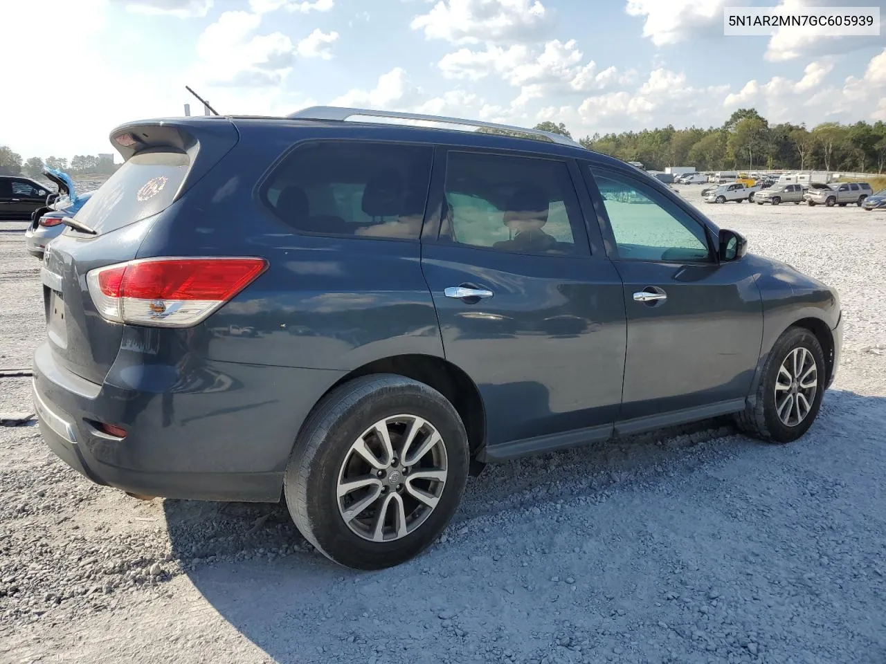 2016 Nissan Pathfinder S VIN: 5N1AR2MN7GC605939 Lot: 73103554