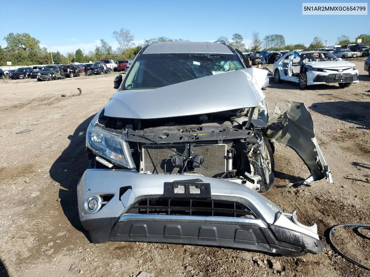 2016 Nissan Pathfinder S VIN: 5N1AR2MMXGC654799 Lot: 73141254