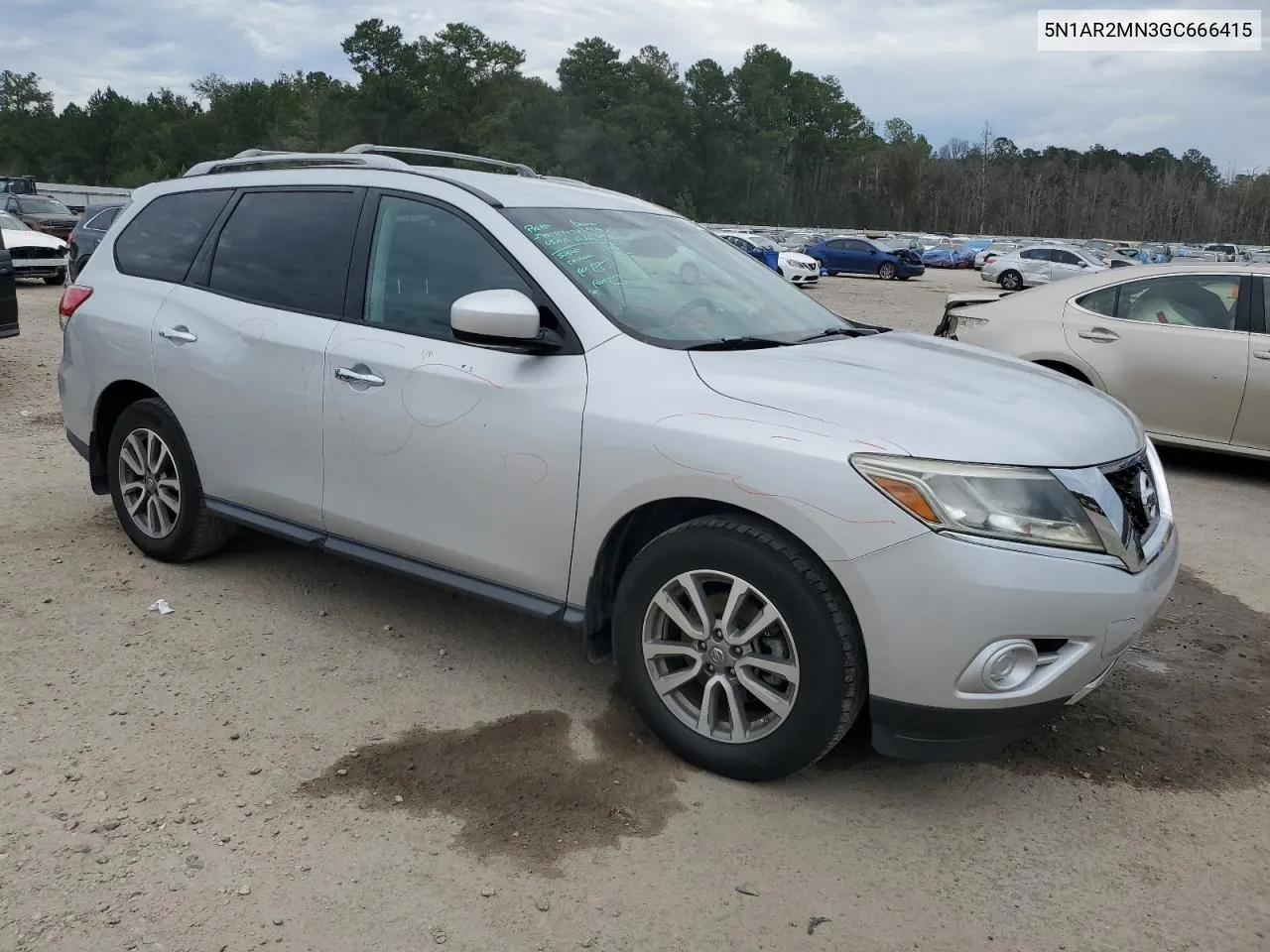 2016 Nissan Pathfinder S VIN: 5N1AR2MN3GC666415 Lot: 73178924