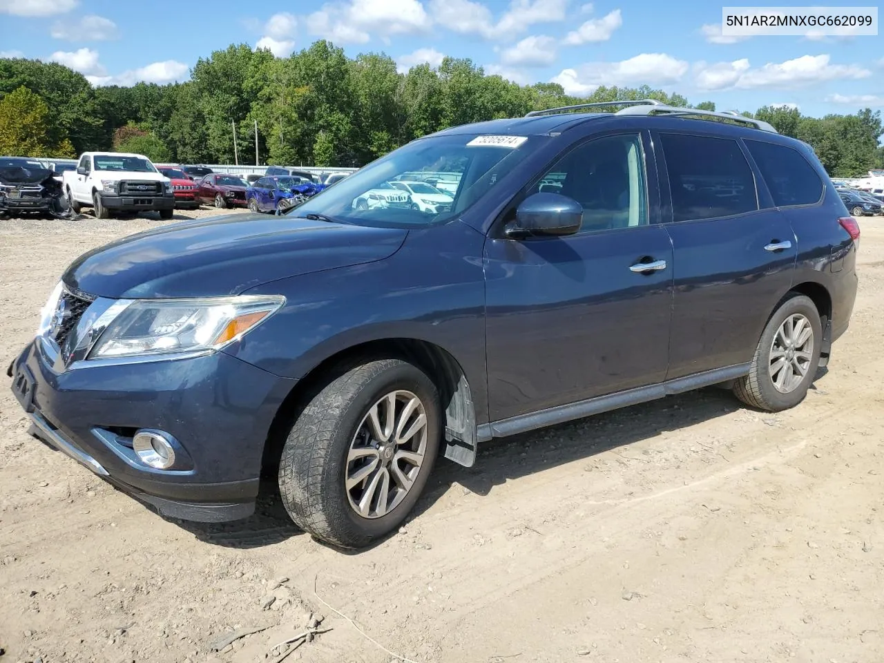 2016 Nissan Pathfinder S VIN: 5N1AR2MNXGC662099 Lot: 73205614