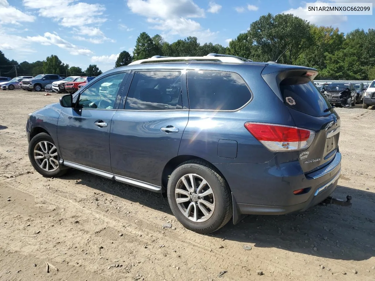 2016 Nissan Pathfinder S VIN: 5N1AR2MNXGC662099 Lot: 73205614