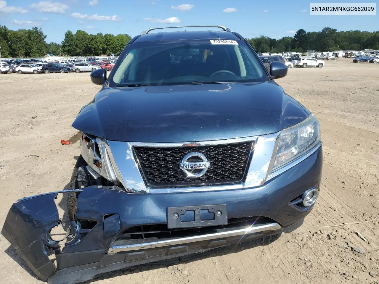 2016 Nissan Pathfinder S VIN: 5N1AR2MNXGC662099 Lot: 73205614