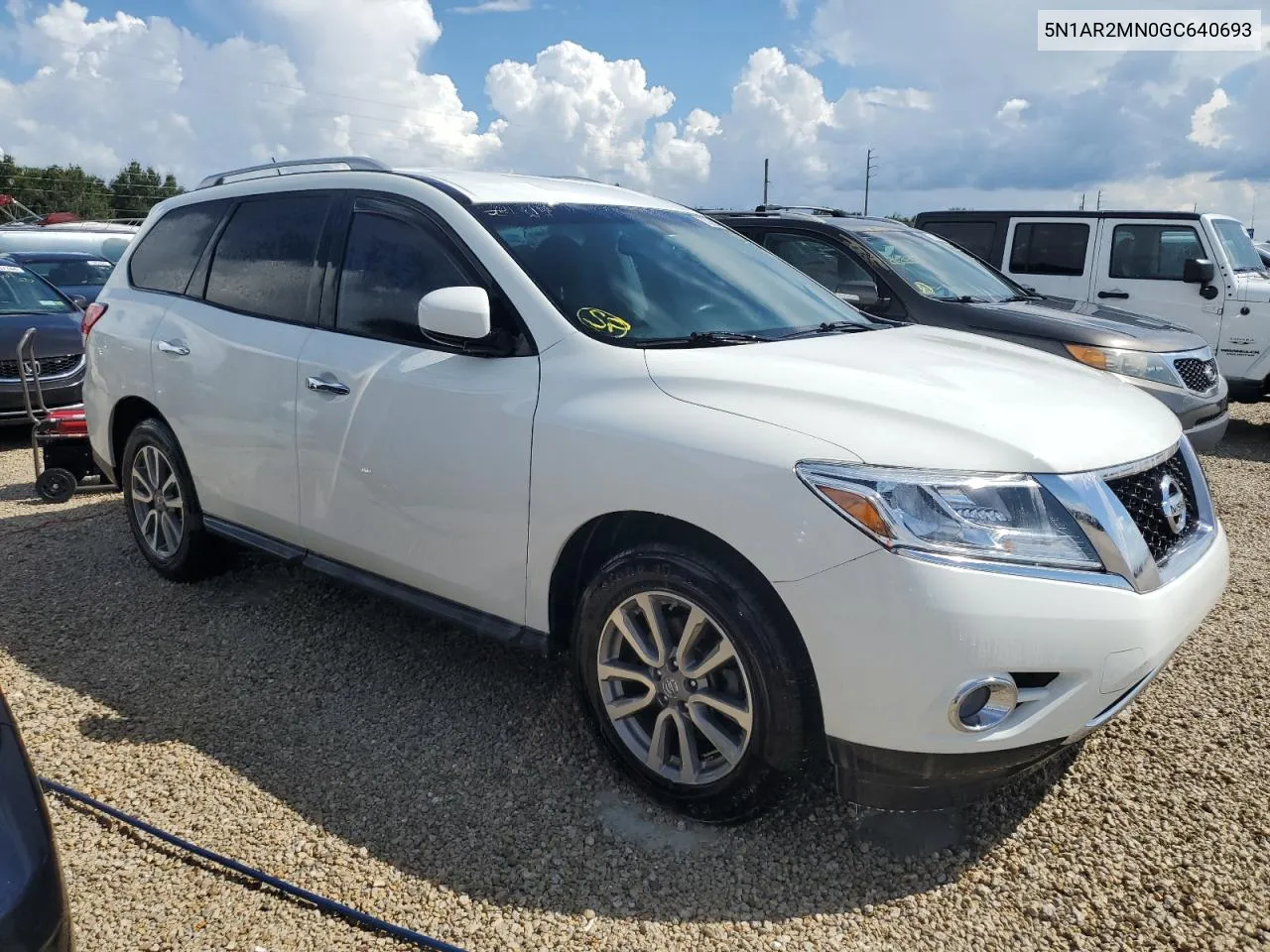 2016 Nissan Pathfinder S VIN: 5N1AR2MN0GC640693 Lot: 73655174