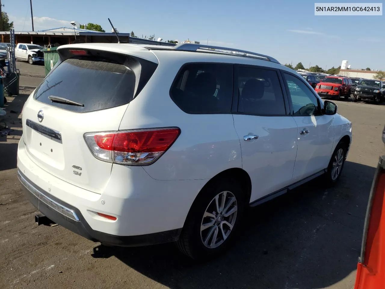 2016 Nissan Pathfinder S VIN: 5N1AR2MM1GC642413 Lot: 73954034