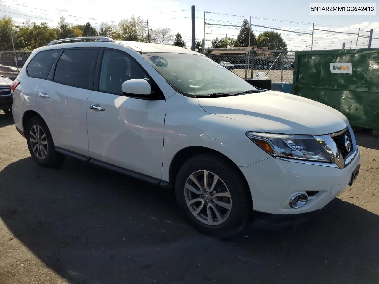 2016 Nissan Pathfinder S VIN: 5N1AR2MM1GC642413 Lot: 73954034