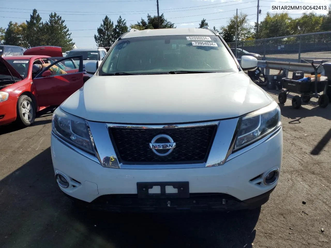 2016 Nissan Pathfinder S VIN: 5N1AR2MM1GC642413 Lot: 73954034