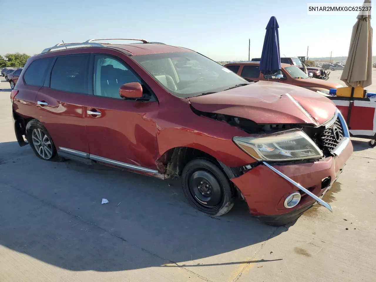 2016 Nissan Pathfinder S VIN: 5N1AR2MMXGC625237 Lot: 73987934