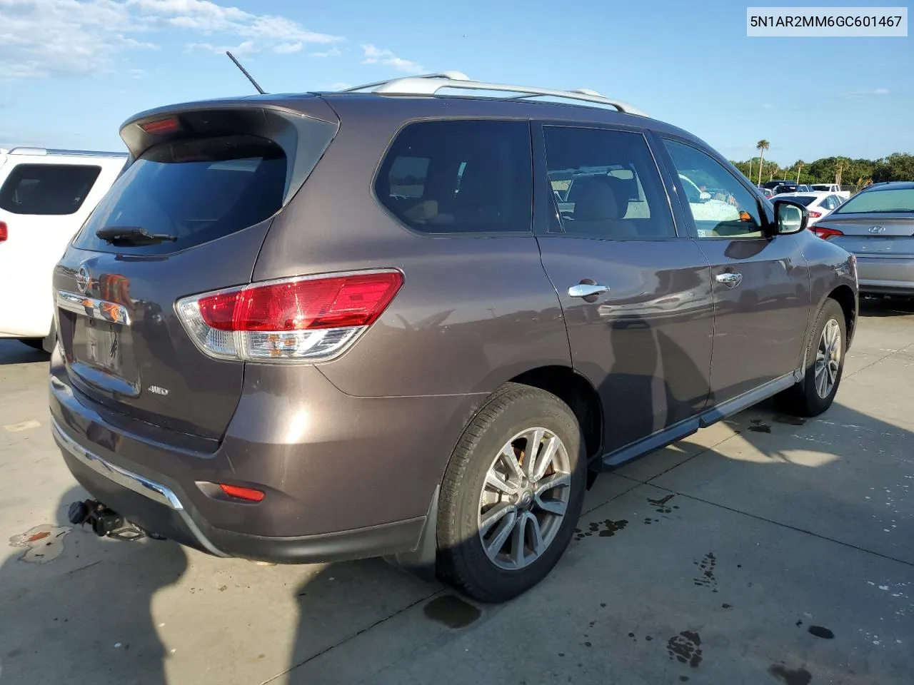 2016 Nissan Pathfinder S VIN: 5N1AR2MM6GC601467 Lot: 74039964