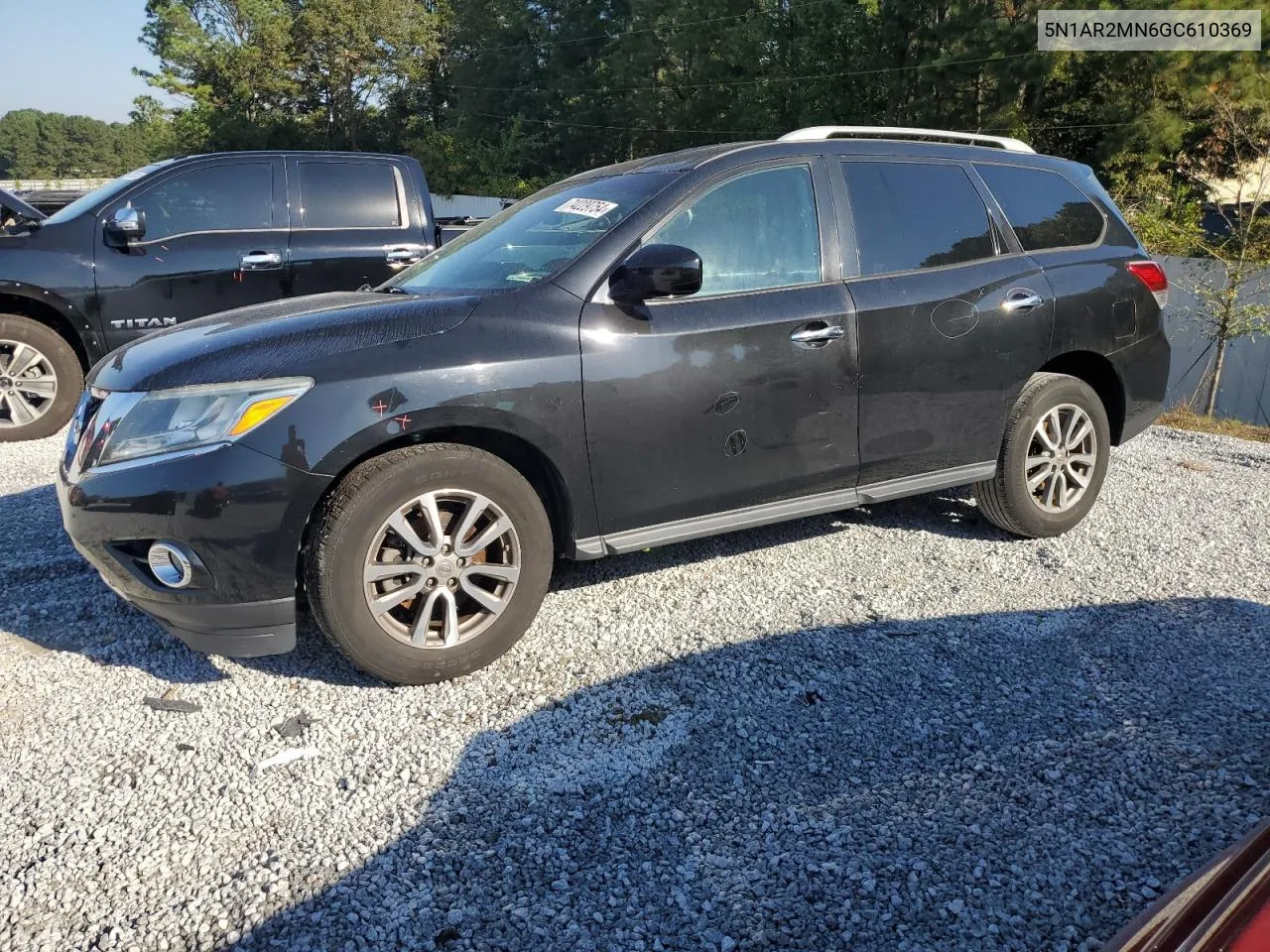 2016 Nissan Pathfinder S VIN: 5N1AR2MN6GC610369 Lot: 74229754