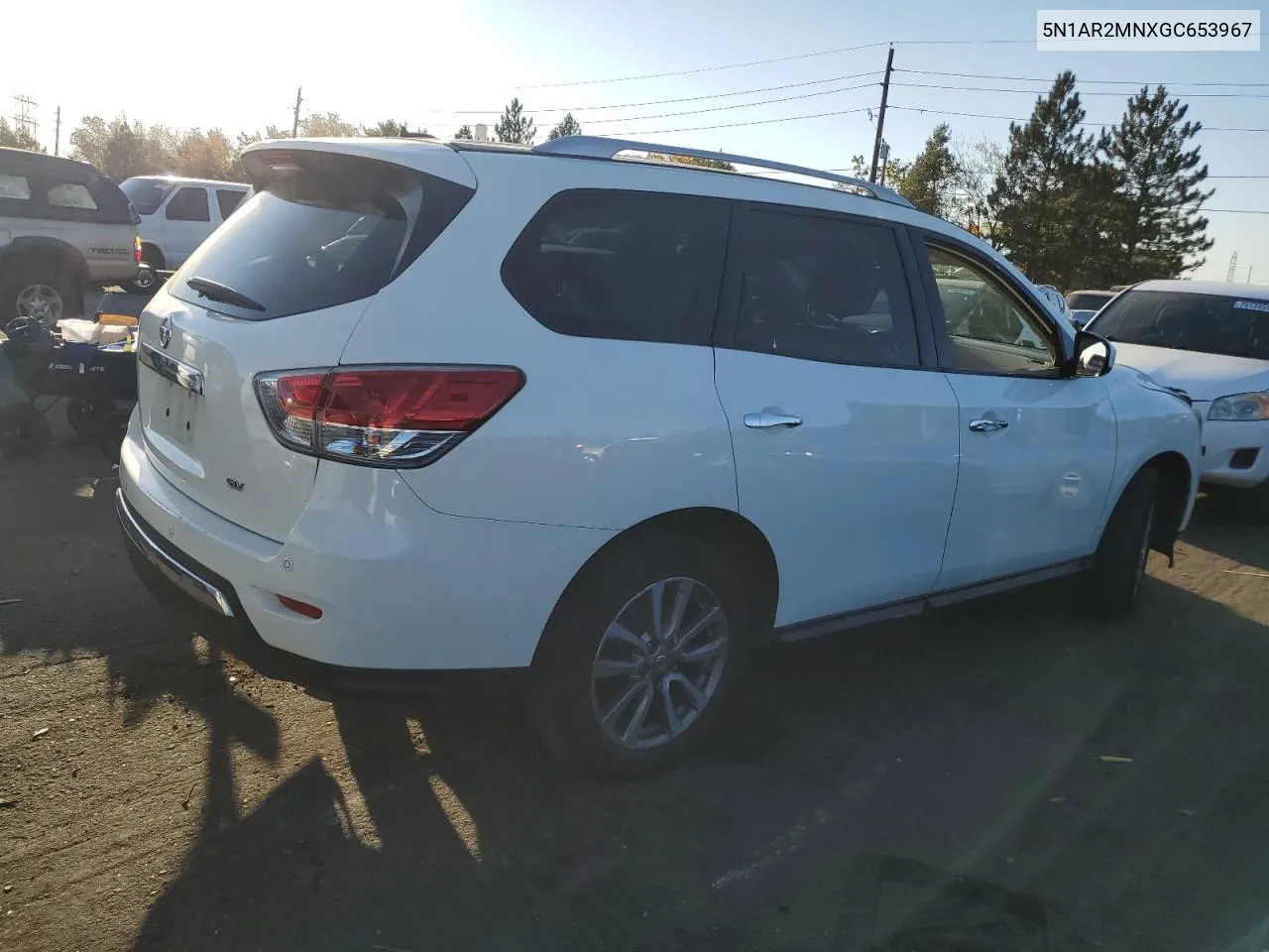 2016 Nissan Pathfinder S VIN: 5N1AR2MNXGC653967 Lot: 74503764