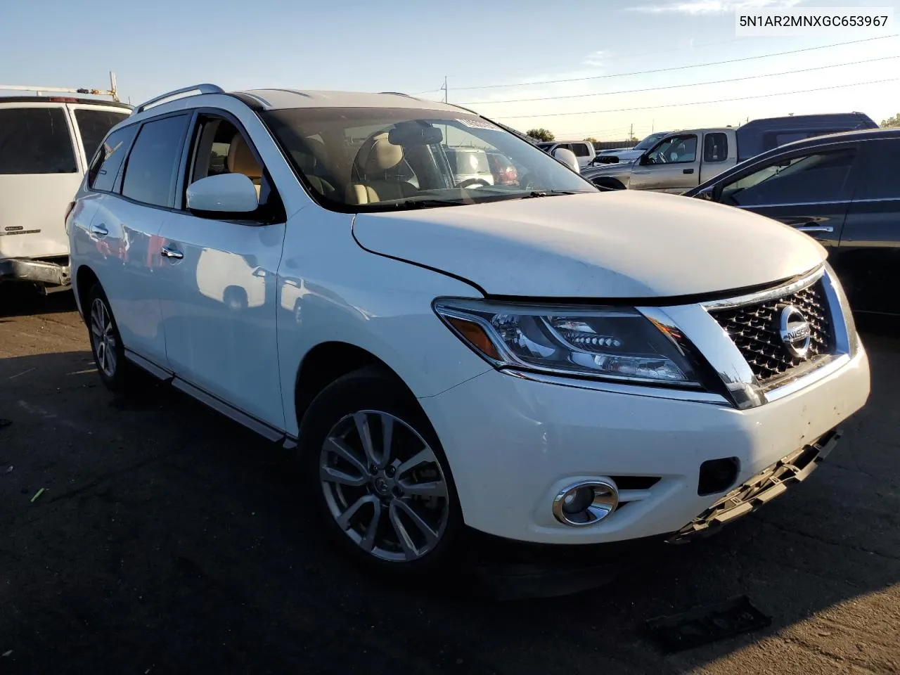 2016 Nissan Pathfinder S VIN: 5N1AR2MNXGC653967 Lot: 74503764