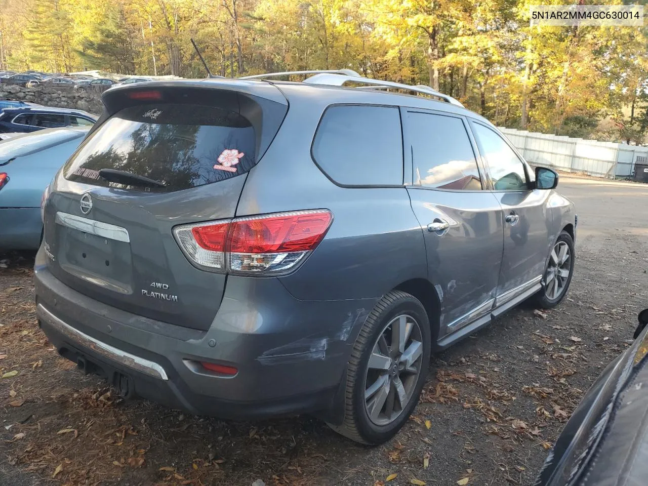 2016 Nissan Pathfinder S VIN: 5N1AR2MM4GC630014 Lot: 74509514