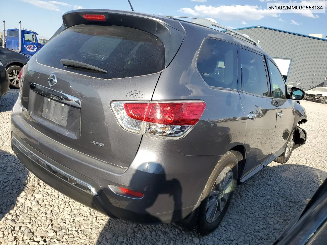 2016 Nissan Pathfinder S VIN: 5N1AR2MM0GC658134 Lot: 74589594