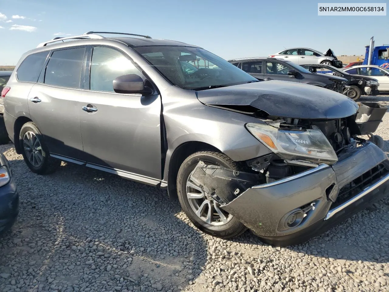 2016 Nissan Pathfinder S VIN: 5N1AR2MM0GC658134 Lot: 74589594