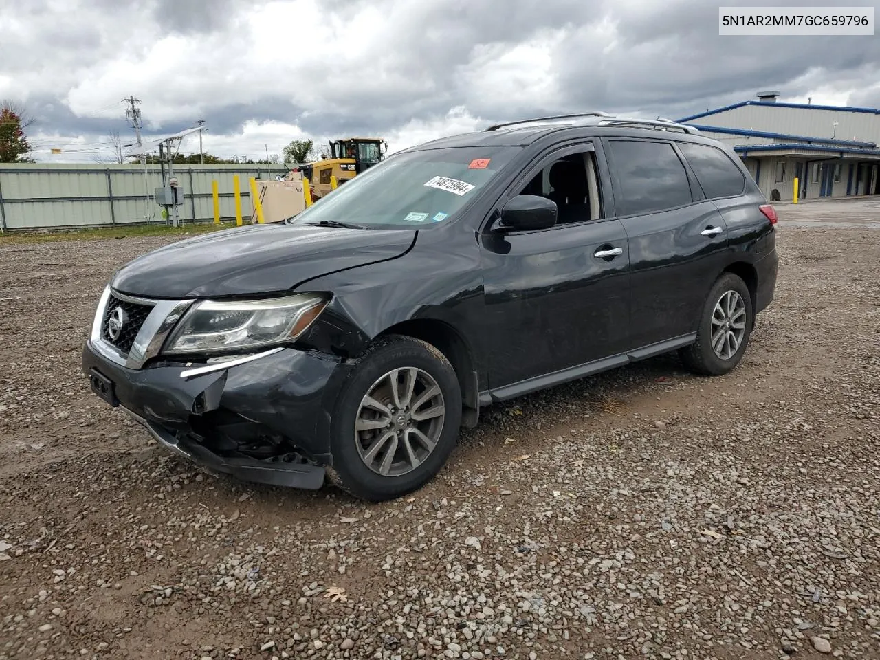 2016 Nissan Pathfinder S VIN: 5N1AR2MM7GC659796 Lot: 74875994