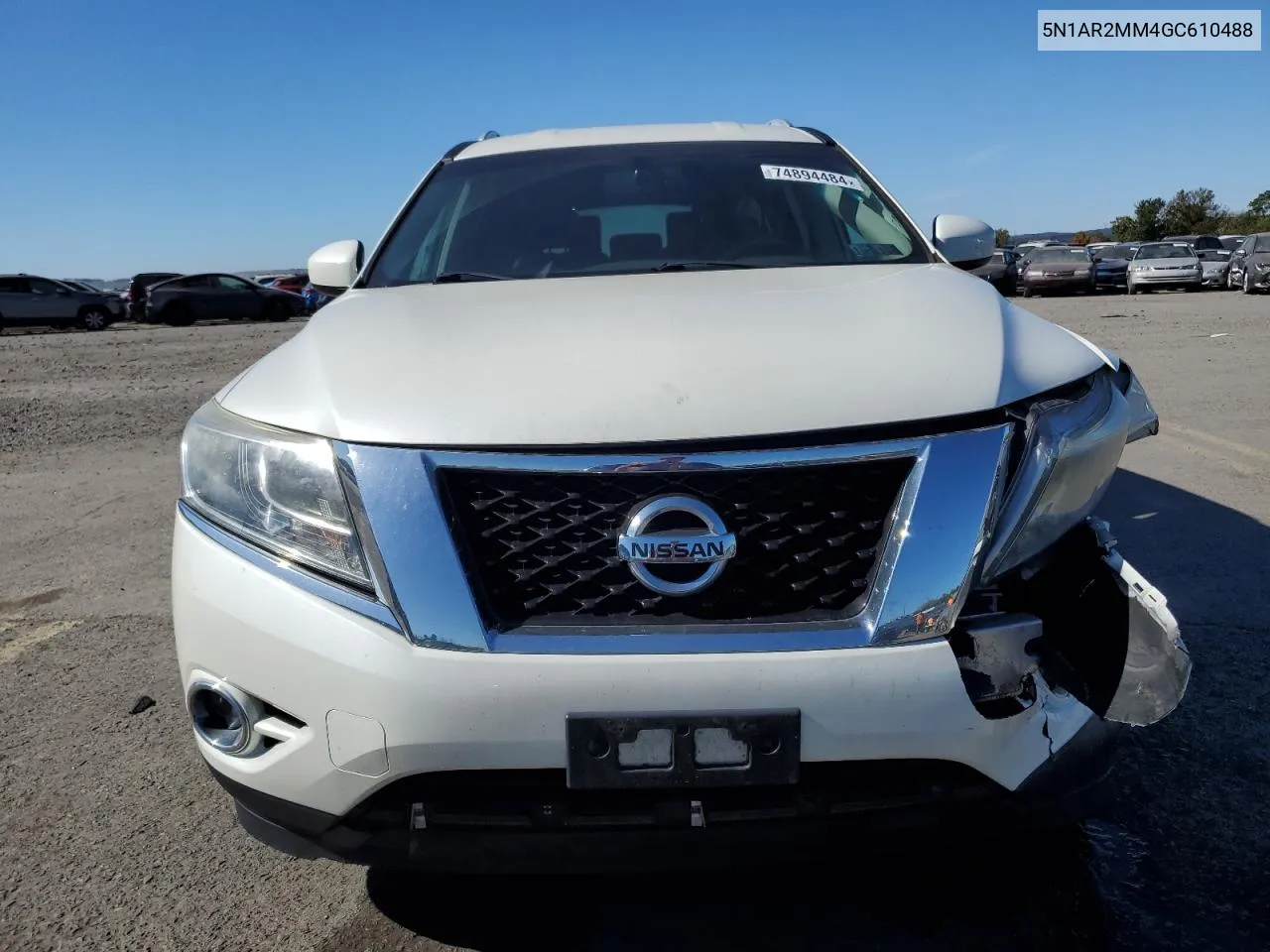 2016 Nissan Pathfinder S VIN: 5N1AR2MM4GC610488 Lot: 74894484