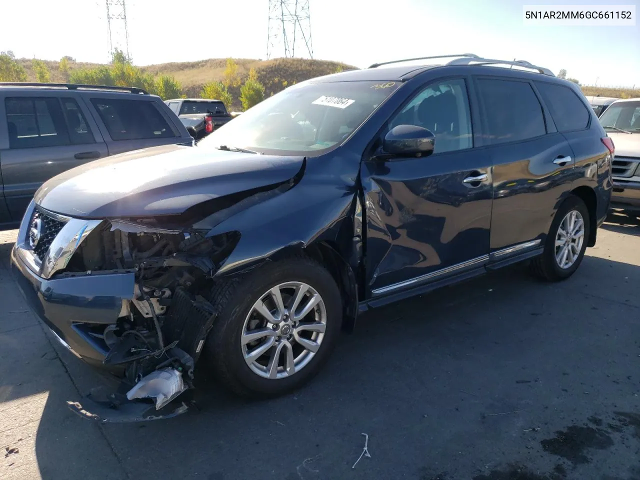 2016 Nissan Pathfinder S VIN: 5N1AR2MM6GC661152 Lot: 75107064