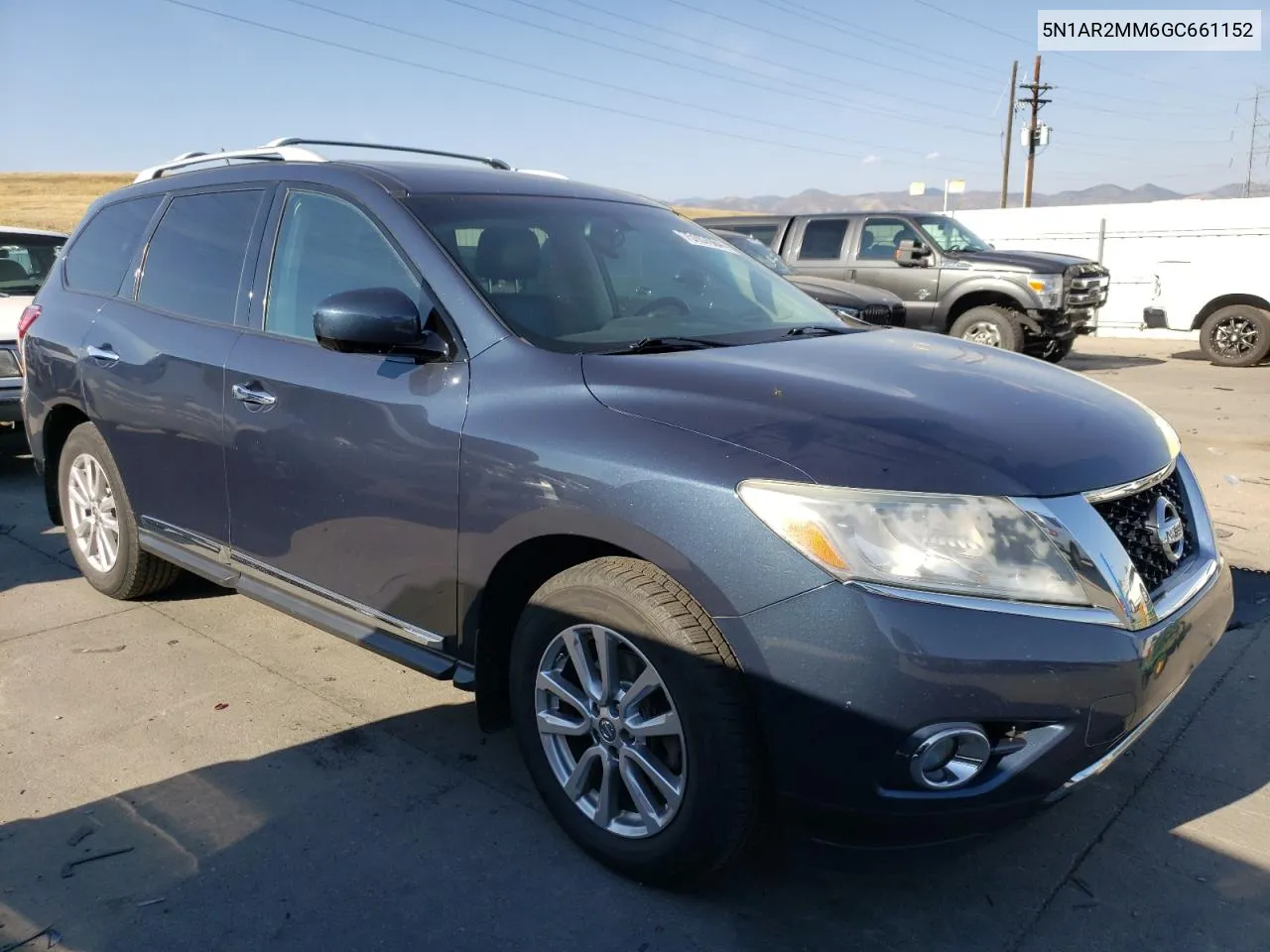 2016 Nissan Pathfinder S VIN: 5N1AR2MM6GC661152 Lot: 75107064