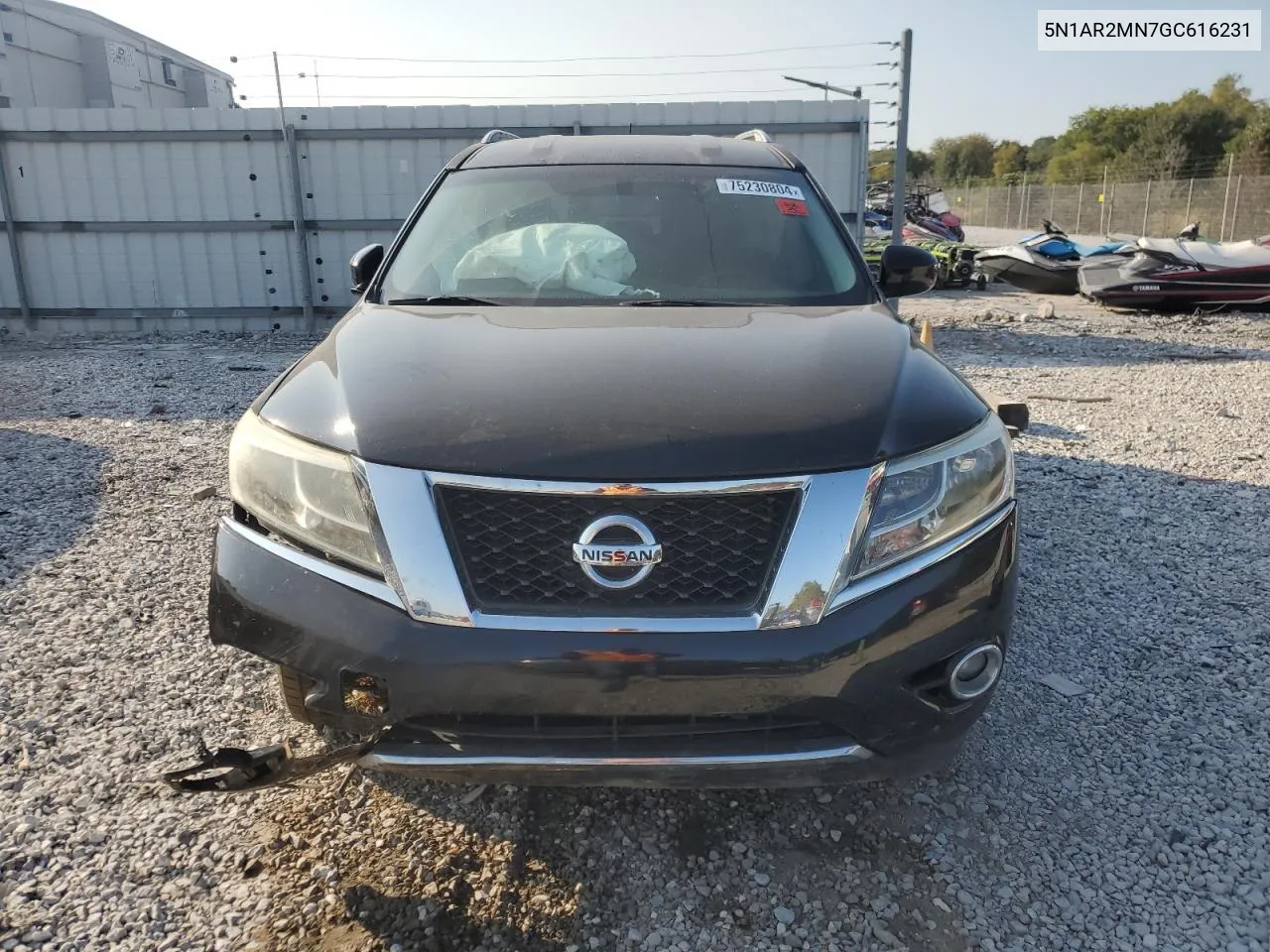 2016 Nissan Pathfinder S VIN: 5N1AR2MN7GC616231 Lot: 75230804