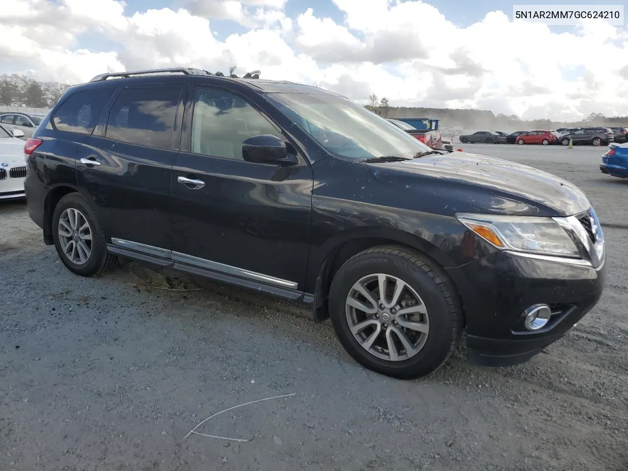 2016 Nissan Pathfinder S VIN: 5N1AR2MM7GC624210 Lot: 75401174