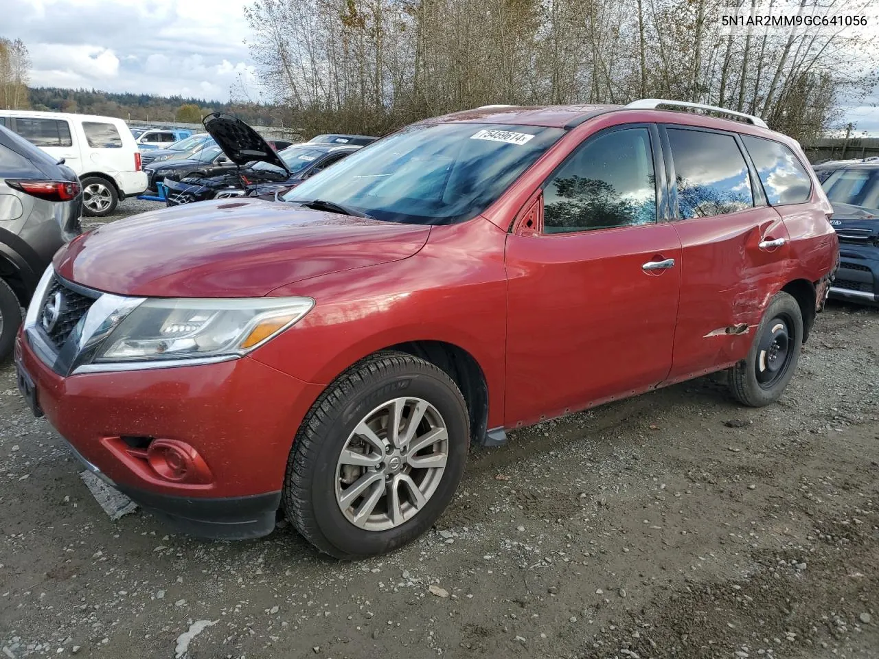 2016 Nissan Pathfinder S VIN: 5N1AR2MM9GC641056 Lot: 75459614