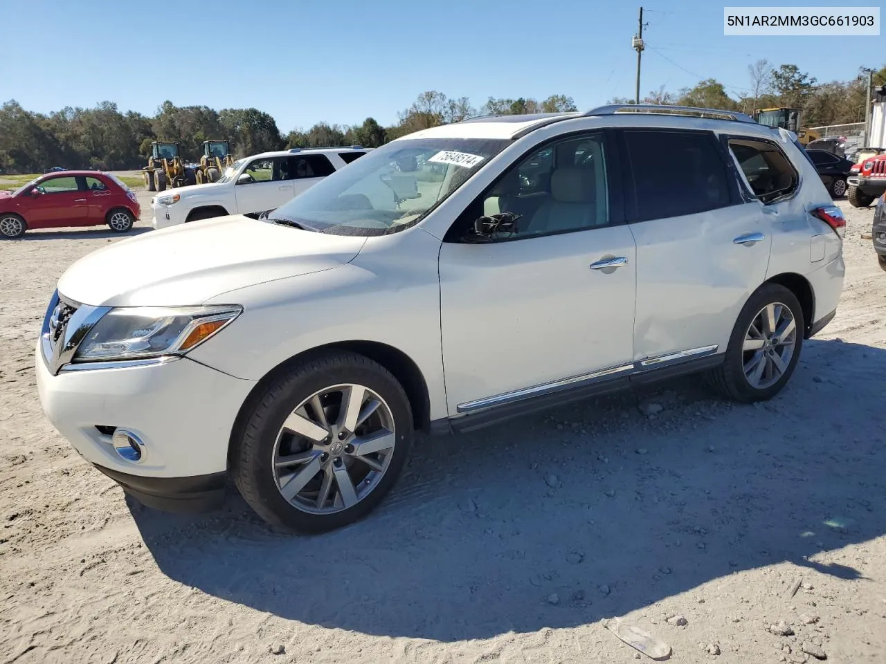 2016 Nissan Pathfinder S VIN: 5N1AR2MM3GC661903 Lot: 75648514