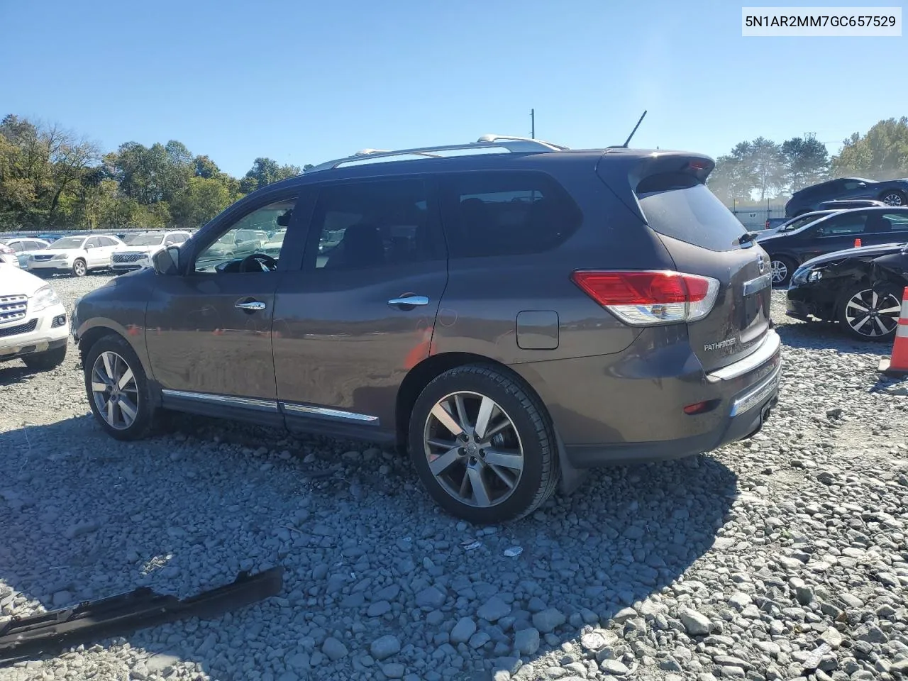 2016 Nissan Pathfinder S VIN: 5N1AR2MM7GC657529 Lot: 75699494