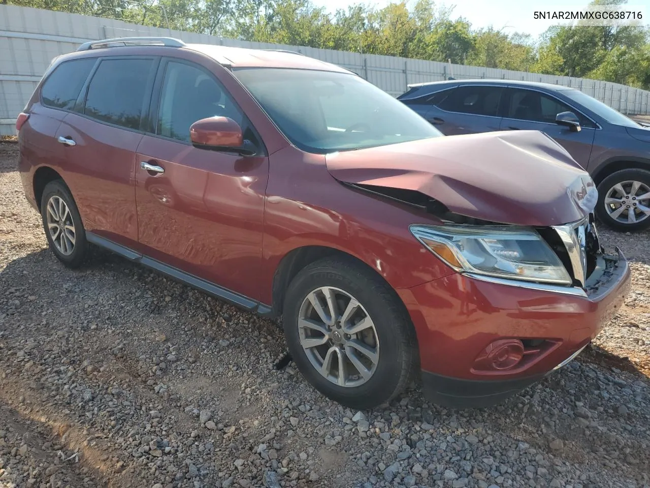 2016 Nissan Pathfinder S VIN: 5N1AR2MMXGC638716 Lot: 75758704