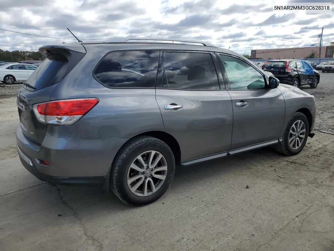 2016 Nissan Pathfinder S VIN: 5N1AR2MM3GC628318 Lot: 75805274